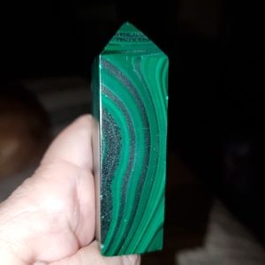 Malachite Crystal Tower Point